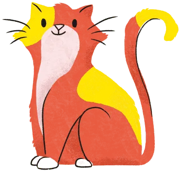cat with smile