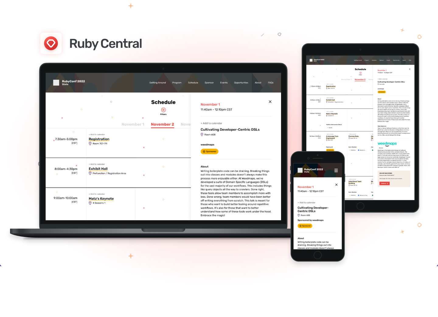 Ruby Central Responsive Design