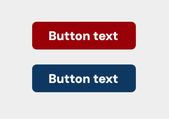 Against a light background are two buttons with white text: the first button is red, the second button is dark blue.