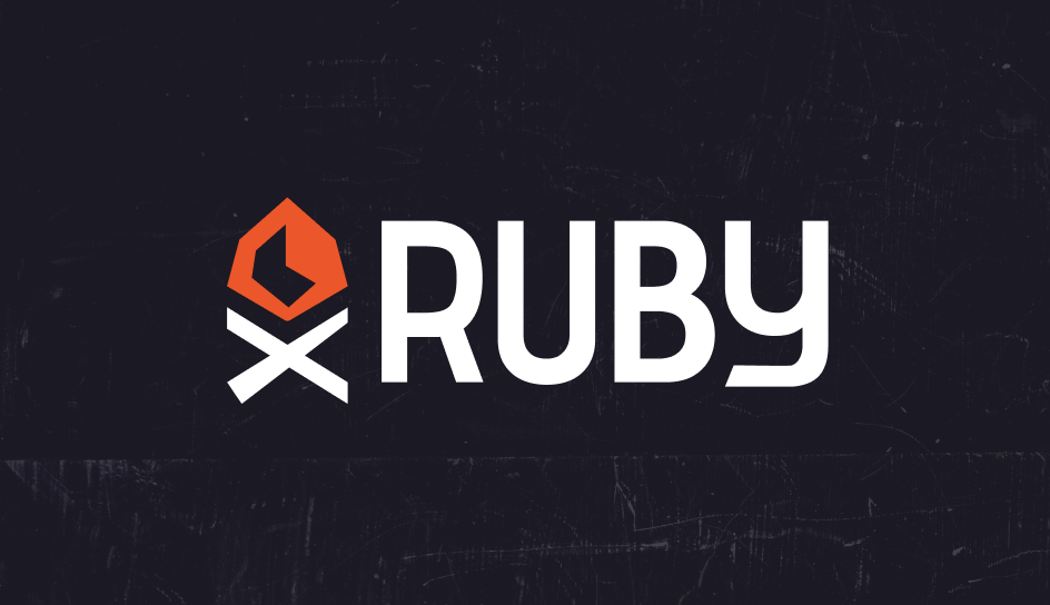 The logo of XO Ruby sitting on a black background